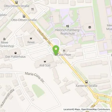 Standortübersicht der Tankstelle ALDI SÜD in 47441 Moers