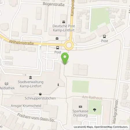 Standortübersicht der Tankstelle Stadtwerke Kamp-Lintfort GmbH in 47475 Kamp-Lintfort