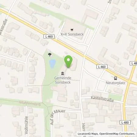 Standortübersicht der Tankstelle innogy eMobility Solutions GmbH in 47665 Sonsbeck