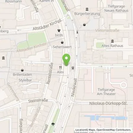 Standortübersicht der Tankstelle Stadtwerke Bielefeld in 33602 Bielefeld