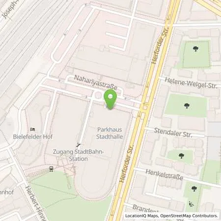 Standortübersicht der Tankstelle Stadtwerke Bielefeld in 33602 Bielefeld