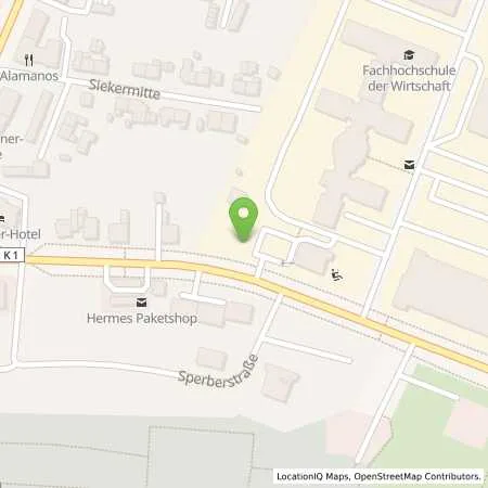 Standortübersicht der Tankstelle Stadtwerke Bielefeld in 33604 Bielefeld