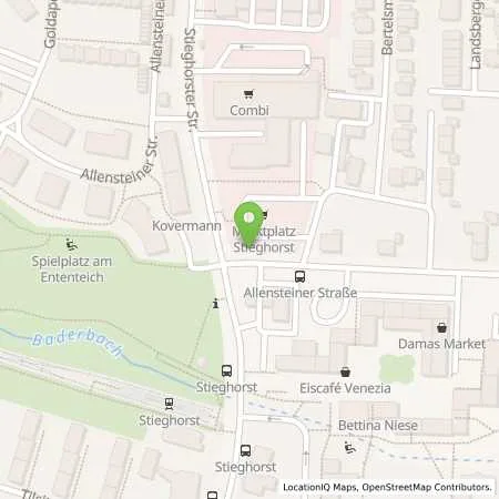 Standortübersicht der Tankstelle Stadtwerke Bielefeld in 33605 Bielefeld