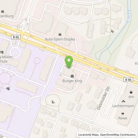 Standortübersicht der Tankstelle EnBW mobility+ AG und Co.KG in 33605 Bielefeld