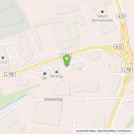 Standortübersicht der Tankstelle EnBW mobility+ AG und Co.KG in 33609 Bielefeld