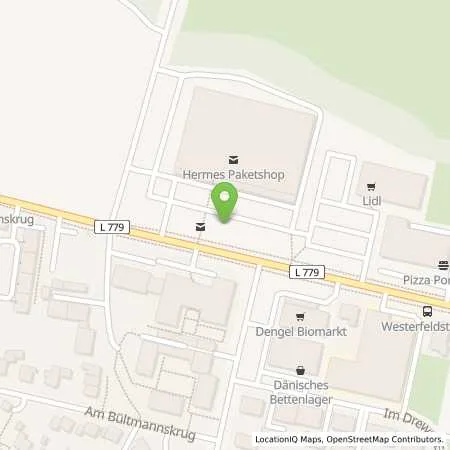 Standortübersicht der Tankstelle Stadtwerke Bielefeld in 33613 Bielefeld