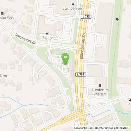 Standortübersicht der Tankstelle Stadtwerke Bielefeld in 33613 Bielefeld