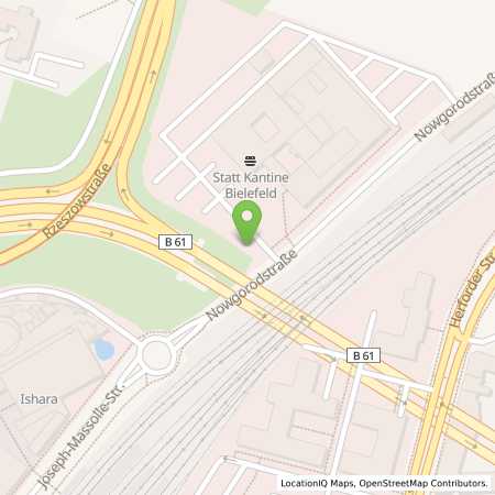 Standortübersicht der Strom (Elektro) Tankstelle: Stadtwerke Bielefeld in 33613, Bielefeld