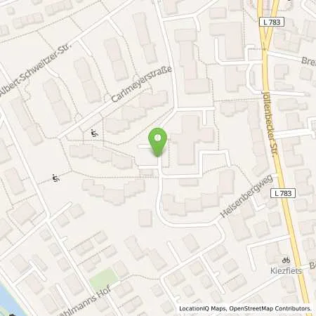 Standortübersicht der Tankstelle Stadtwerke Bielefeld in 33613 Bielefeld