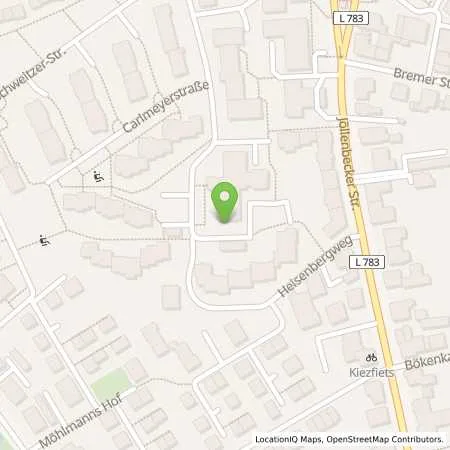 Standortübersicht der Tankstelle Stadtwerke Bielefeld in 33613 Bielefeld