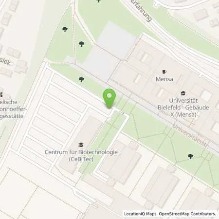 Standortübersicht der Tankstelle Stadtwerke Bielefeld in 33615 Bielefeld