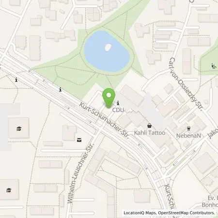 Standortübersicht der Tankstelle Stadtwerke Bielefeld in 33615 Bielefeld