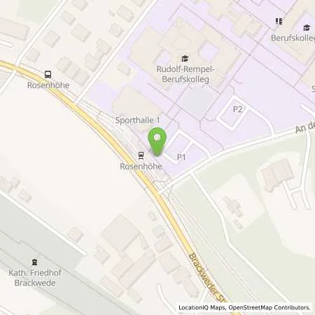 Standortübersicht der Tankstelle Stadtwerke Bielefeld in 33647 Bielefeld