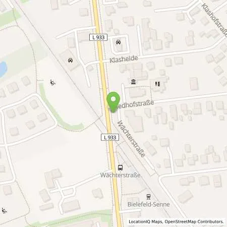 Standortübersicht der Tankstelle Stadtwerke Bielefeld in 33659 Bielefeld