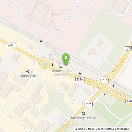 Standortübersicht der Tankstelle Stadtwerke Bielefeld in 33689 Bielefeld