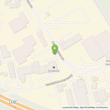 Standortübersicht der Strom (Elektro) Tankstelle: Stadtwerke Bielefeld in 33689, Bielefeld