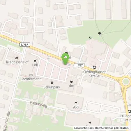 Standortübersicht der Tankstelle Stadtwerke Bielefeld in 33699 Bielefeld