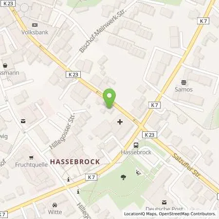 Standortübersicht der Tankstelle Stadtwerke Bielefeld in 33719 Bielefeld