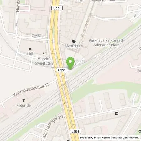 Standortübersicht der Tankstelle Stadtwerke Bochum in 44787 Bochum