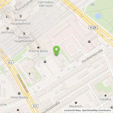 Standortübersicht der Tankstelle Stadtwerke Bochum in 44789 Bochum