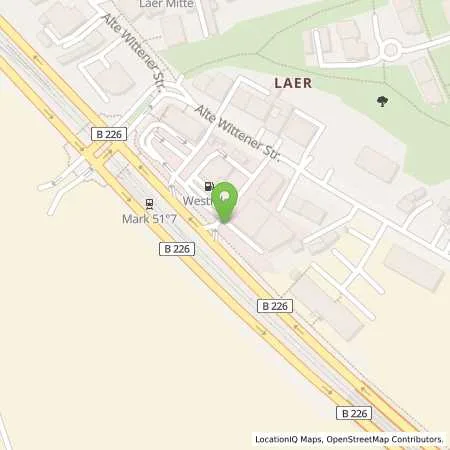 Standortübersicht der Tankstelle innogy eMobility Solutions GmbH in 44803 Bochum