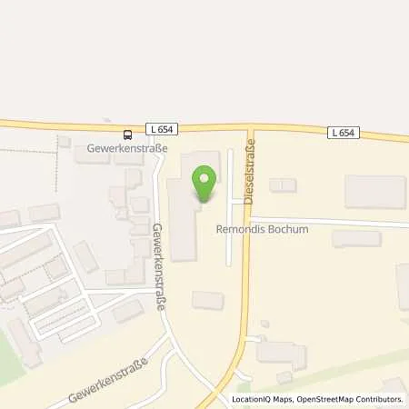 Standortübersicht der Tankstelle F. Frohn GmbH&Co. KG in 44805 Bochum