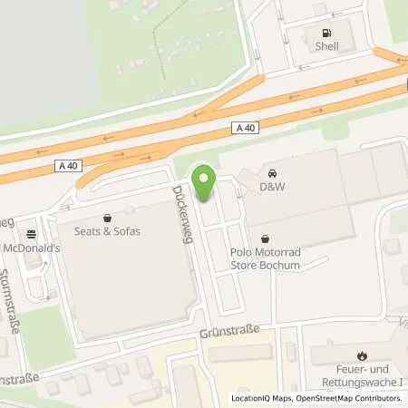 Standortübersicht der Tankstelle IONITY GmbH in 44867 Bochum