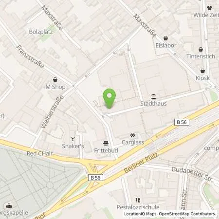 Standortübersicht der Tankstelle SWB Energie- und Wasserversorgung Bonn/Rhein-Sieg in 53111 Bonn