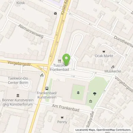 Standortübersicht der Tankstelle SWB Energie- und Wasserversorgung Bonn/Rhein-Sieg in 53111 Bonn