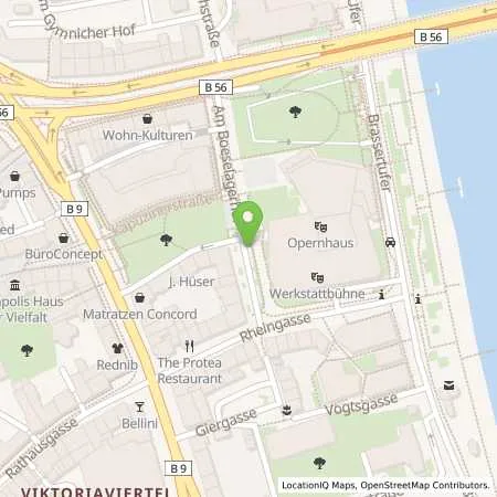 Standortübersicht der Tankstelle SWB Energie- und Wasserversorgung Bonn/Rhein-Sieg in 53111 Bonn