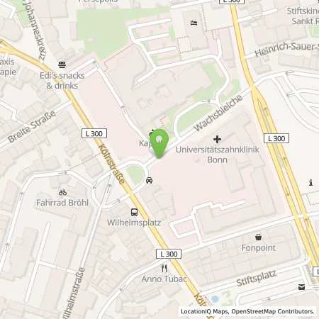 Standortübersicht der Tankstelle SWB Energie- und Wasserversorgung Bonn/Rhein-Sieg in 53111 Bonn