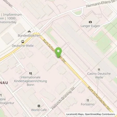 Standortübersicht der Tankstelle SWB Energie- und Wasserversorgung Bonn/Rhein-Sieg in 53113 Bonn