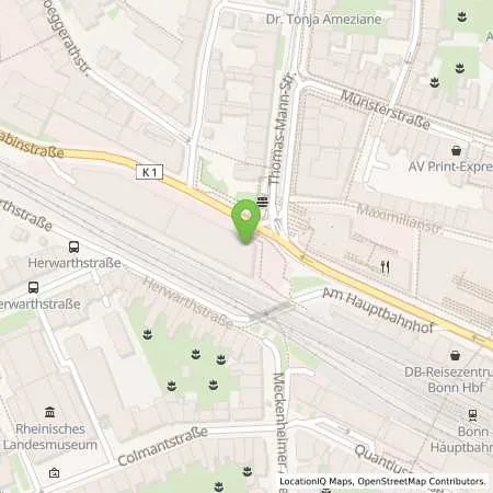 Standortübersicht der Tankstelle SWB Energie- und Wasserversorgung Bonn/Rhein-Sieg in 53113 Bonn