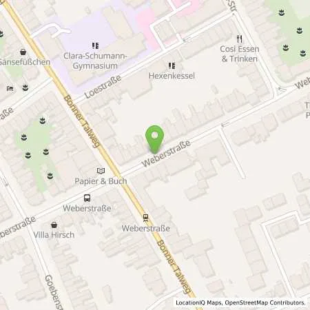 Standortübersicht der Tankstelle SWB Energie- und Wasserversorgung Bonn/Rhein-Sieg in 53113 Bonn