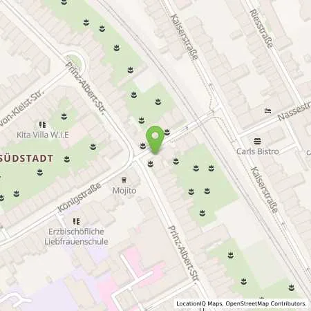 Standortübersicht der Tankstelle SWB Energie- und Wasserversorgung Bonn/Rhein-Sieg in 53113 Bonn