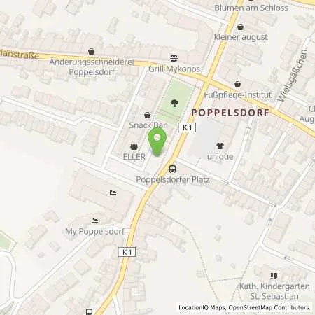 Standortübersicht der Tankstelle SWB Energie- und Wasserversorgung Bonn/Rhein-Sieg in 53115 Bonn