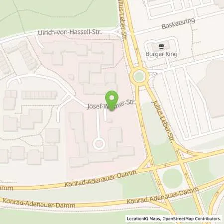 Standortübersicht der Tankstelle SWB Energie- und Wasserversorgung Bonn/Rhein-Sieg in 53123 Bonn