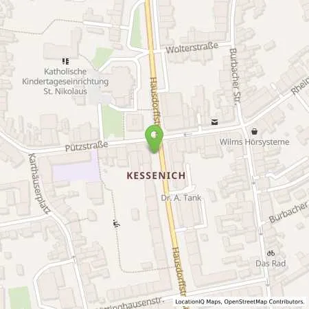 Standortübersicht der Tankstelle SWB Energie- und Wasserversorgung Bonn/Rhein-Sieg in 53129 Bonn