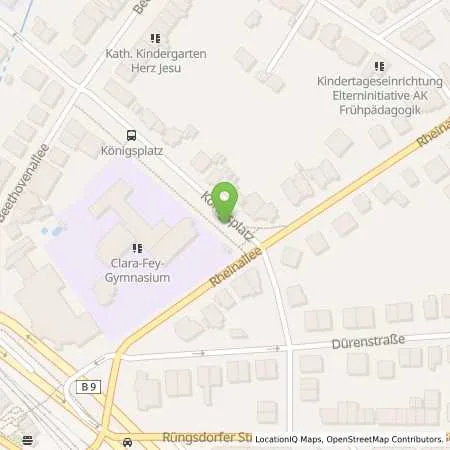 Standortübersicht der Tankstelle SWB Energie- und Wasserversorgung Bonn/Rhein-Sieg in 53173 Bonn