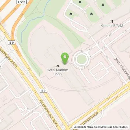Standortübersicht der Tankstelle MARITIM Hotelgesellschaft mbH in 53175 Bonn
