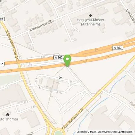 Standortübersicht der Tankstelle SWB Energie- und Wasserversorgung Bonn/Rhein-Sieg in 53227 Bonn