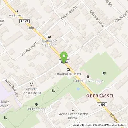 Standortübersicht der Tankstelle SWB Energie- und Wasserversorgung Bonn/Rhein-Sieg in 53227 Bonn