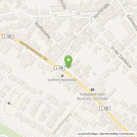 Standortübersicht der Tankstelle SWB Energie- und Wasserversorgung Bonn/Rhein-Sieg in 53227 Bonn