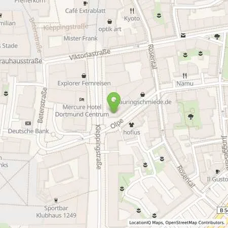 Standortübersicht der Tankstelle innogy eMobility Solutions GmbH in 44135 Dortmund