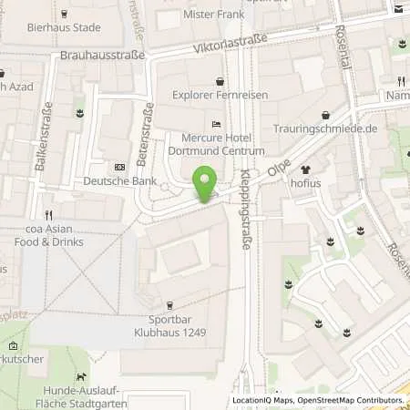 Standortübersicht der Tankstelle innogy eMobility Solutions GmbH in 44135 Dortmund