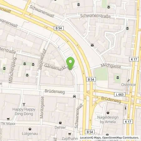 Standortübersicht der Tankstelle innogy eMobility Solutions GmbH in 44135 Dortmund