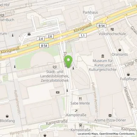 Standortübersicht der Tankstelle innogy eMobility Solutions GmbH in 44137 Dortmund