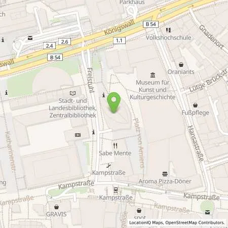 Standortübersicht der Tankstelle innogy eMobility Solutions GmbH in 44137 Dortmund