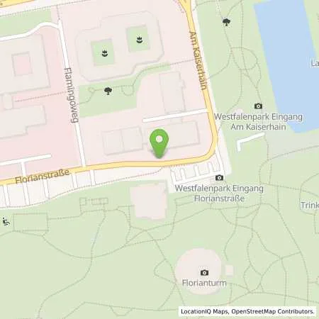 Standortübersicht der Tankstelle innogy eMobility Solutions GmbH in 44139 Dortmund