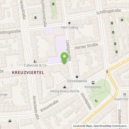 Standortübersicht der Tankstelle innogy eMobility Solutions GmbH in 44139 Dortmund